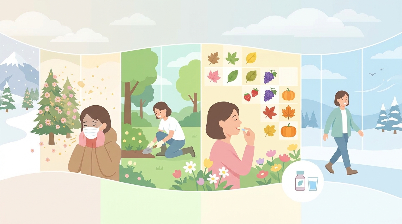 花粉症の免疫療法を始めるタイミングは？月別の最適時期と治療の流れを解説